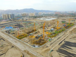 蘭州恒大山水城項(xiàng)目D、E地塊土石方工程施工